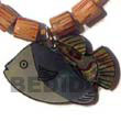 Cebu Island Fish Design Only Pendant Shell Pendant Philippines Natural Handmade Products
