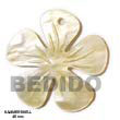 Cebu Island Hammer Shell Flower Groove Shell Pendant Philippines Natural Handmade Products