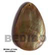 Cebu Island Brown Lip Teardrop Shell Shell Pendant Philippines Natural Handmade Products
