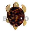 Cebu Island Mother Of Pearl Turtle Shell Pendant Philippines Natural Handmade Products