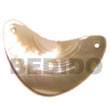 Cebu Island Hammer Shell 60x30mm Pendants Shell Pendant Philippines Natural Handmade Products