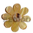 Cebu Island Mother Of Pearl Flower Shell Pendant Philippines Natural Handmade Products