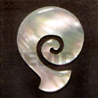 Cebu Island Hook Hammer Shell 35mm Shell Pendant Philippines Natural Handmade Products