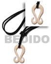 Cebu Island 40mm White Celtic Carabao Surfer Necklace Philippines Natural Handmade Products