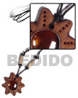 Cebu Island 40mm Clay Star With Surfer Necklace Philippines Natural Handmade Products