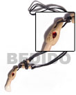 Cebu Island 45mm Clay Tooth Adjustable Surfer Necklace Philippines Natural Handmade Products