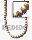 Cebu Island 4-5 Coco Pukalet Tiger Two Tone Necklace Philippines Natural Handmade Products