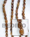Cebu Island Robles Wood Twist 10x15mm Wood Beads Philippines Natural Handmade Products