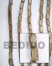 Cebu Island Gray Wood Diamond Cut Wood Beads Philippines Natural Handmade Products