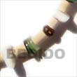 Cebu Island Sq White Shell Coco Wooden Bracelets Philippines Natural Handmade Products