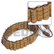 Cebu Island Bamboo Tube Bracelet - Wooden Bracelets Philippines Natural Handmade Products