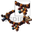 Cebu Island Lambada Bracelets Wood Beads Wooden Bracelets Philippines Natural Handmade Products