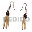 Coco and Shell Dangling Earrings