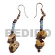 Coco and Shell Dangling Earrings