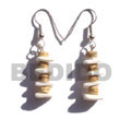 Coco and Shell Dangling Earrings