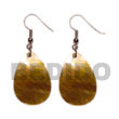 Coco and Shell Dangling Earrings