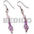 Coco and Shell Dangling Earrings