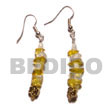 Coco and Shell Dangling Earrings