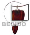 Choker Hoops Necklace with Shell Pendants