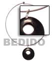 Choker Hoops Necklace with Shell Pendants
