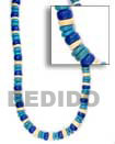 Two Tone color Coco and Shell Necklace
