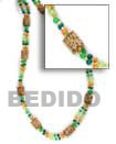 Natural Necklace Coco and Shell Beads