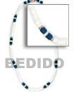 White Shell and Coco Combination Necklace