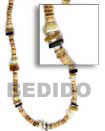 Natural Necklace Coco and Shell Beads