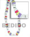 Natural Necklace Coco and Shell Beads