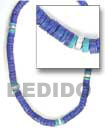 Multi-color coco and shell necklace