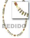 Natural Necklace Coco and Shell Beads