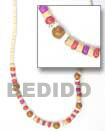 Natural Necklace Coco and Shell Beads