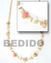 Natural Necklace Coco and Shell Beads