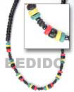 Natural Necklace Coco and Shell Beads
