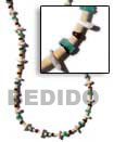 Natural Necklace Coco and Shell Beads