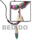Natural Necklace Coco and Shell Beads