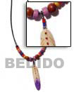 Natural Necklace Coco and Shell Beads
