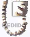 White Shell and Coco Combination Necklace