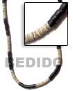 White Shell and Coco Combination Necklace