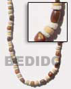 Natural Necklace Coco and Shell Beads