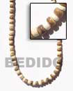 Two Tone color Coco and Shell Necklace