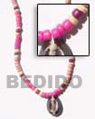 Natural Necklace Coco and Shell Beads