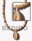 Natural Necklace Coco and Shell Beads
