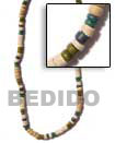 Natural Necklace Coco and Shell Beads