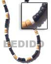 Natural Necklace Coco and Shell Beads