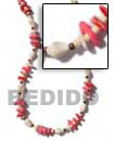 Natural Necklace Coco and Shell Beads