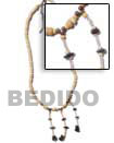 Natural Necklace Coco and Shell Beads