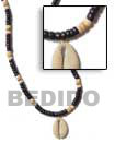 Natural Necklace Coco and Shell Beads