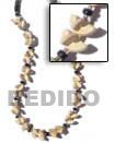 Natural Necklace Coco and Shell Beads