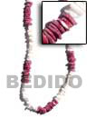 White Shell and Coco Combination Necklace